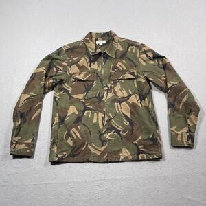 Wallace and Barnes Full Zip Camo Shirt Jacket Men Small Military Utility Style